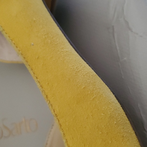 Franco Sarto yellow flat shoe sz 9M - Picture 4 of 9